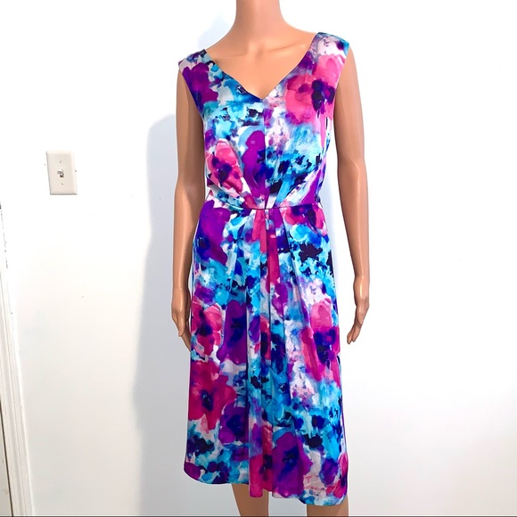 JONES NY COLLECTION Formal Watercolor Dress - Picture 2 of 9